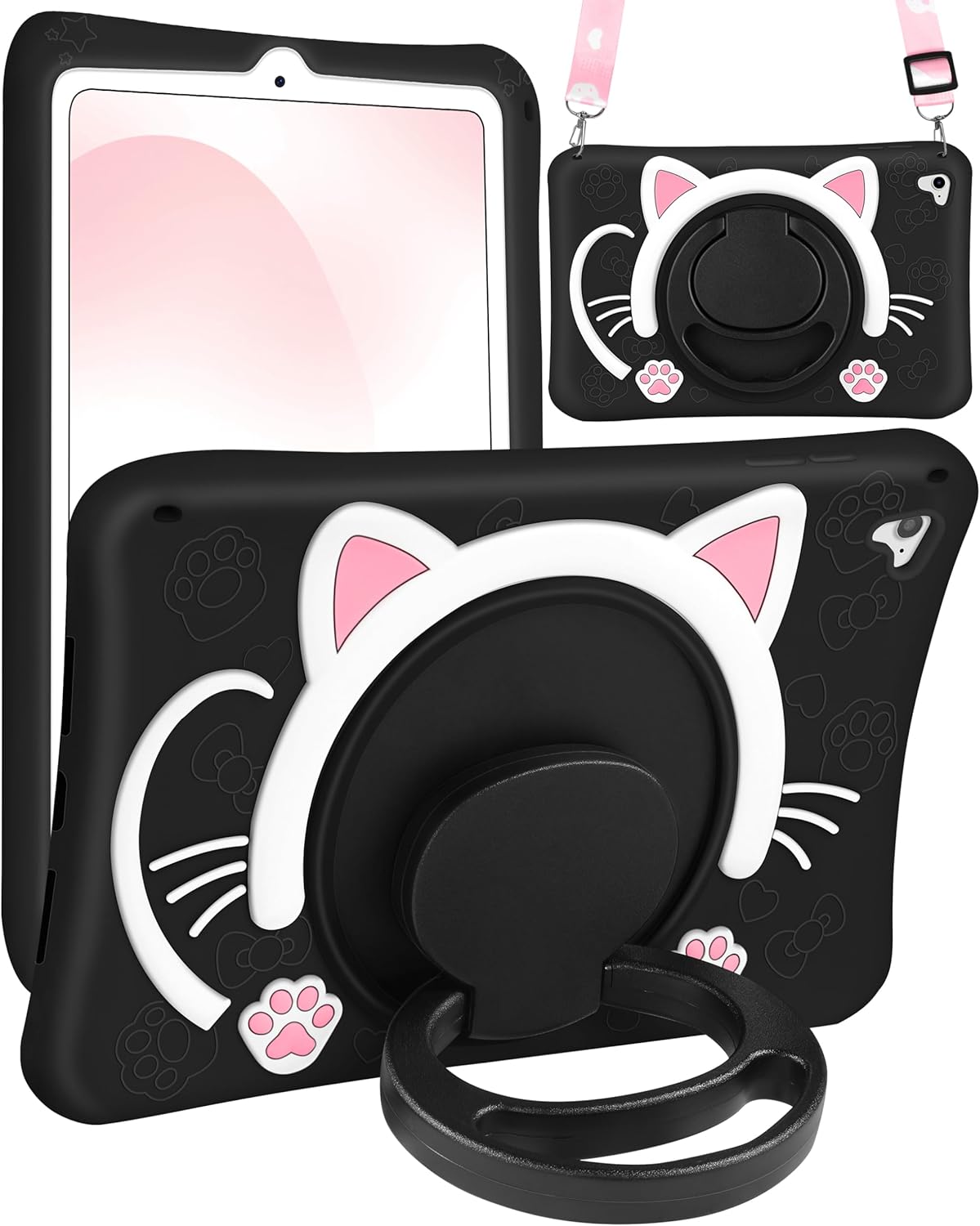 Cat Or Astronaut Shockproof Kids Case For Ipad 5/6 - 9.7 Cat Or Astronaut Shockproof Kids Case For Ipad 5/6 - 9.7